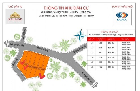 MỞ BÁN 3 LÔ ĐẤT LIỀN KỀ TẠI HỢP THANH - LƯƠNG SƠN - HÒA BÌNH